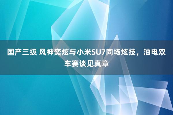 国产三级 风神奕炫与小米SU7同场炫技，油电双车赛谈见真章