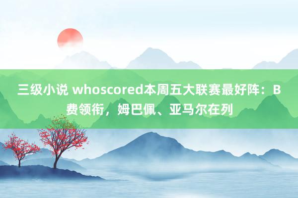 三级小说 whoscored本周五大联赛最好阵：B费领衔，姆巴佩、亚马尔在列