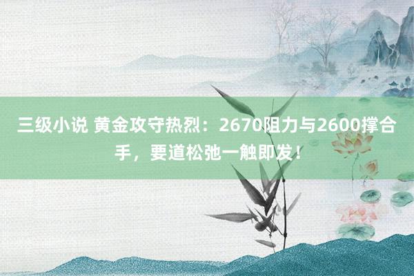 三级小说 黄金攻守热烈：2670阻力与2600撑合手，要道松弛一触即发！