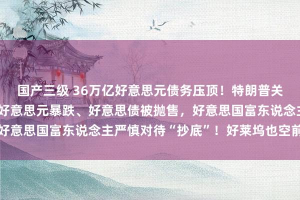 国产三级 36万亿好意思元债务压顶！特朗普关税下，众人牢骚加价，好意思元暴跌、好意思债被抛售，好意思国富东说念主严慎对待“抄底”！好莱坞也空前弥留了